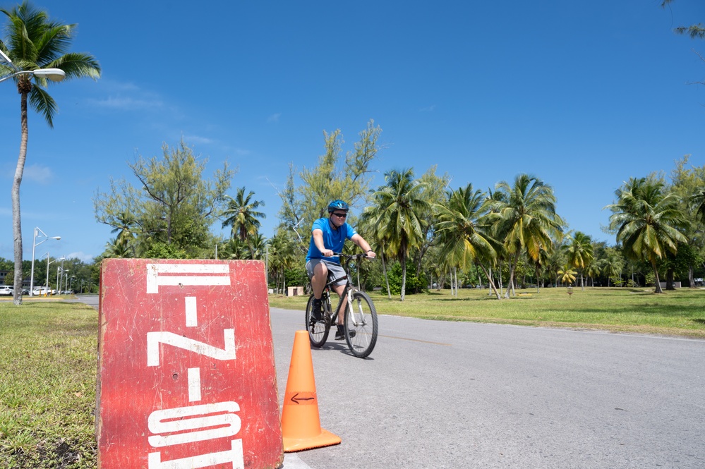 NSF Diego Garcia conducts 37-mile bike ride