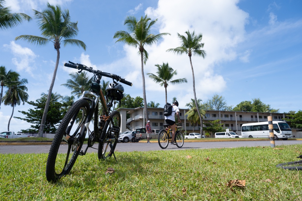 NSF Diego Garcia conducts 37-mile bike ride