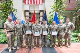 U.S. 5th Fleet Awards Sailors for Aiding Car Crash Victims in Oman