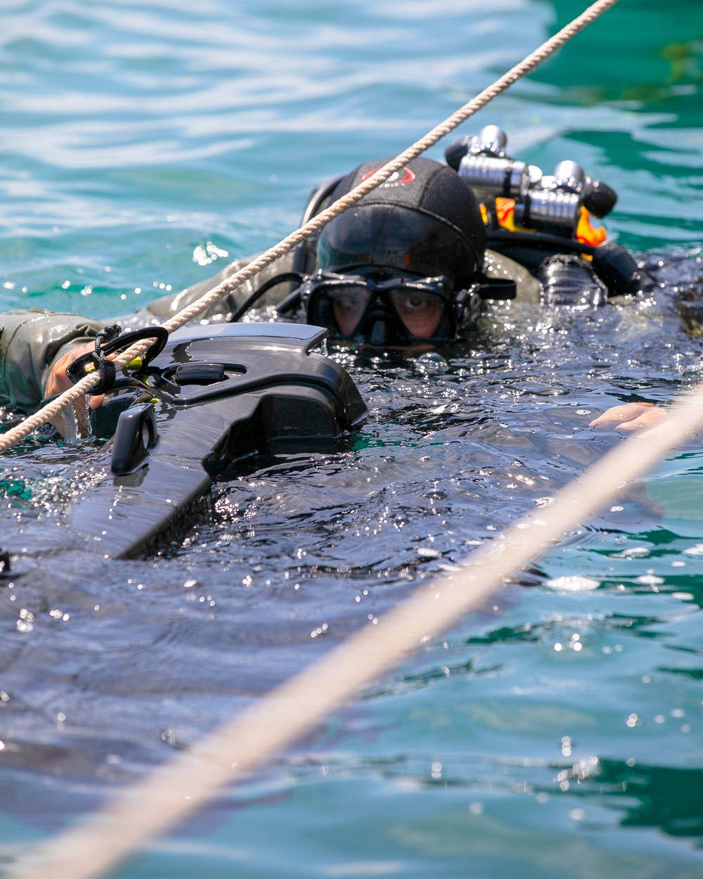 U.S. Army Special Forces Soldiers work with Spanish Special Forces and local Law Enforcement