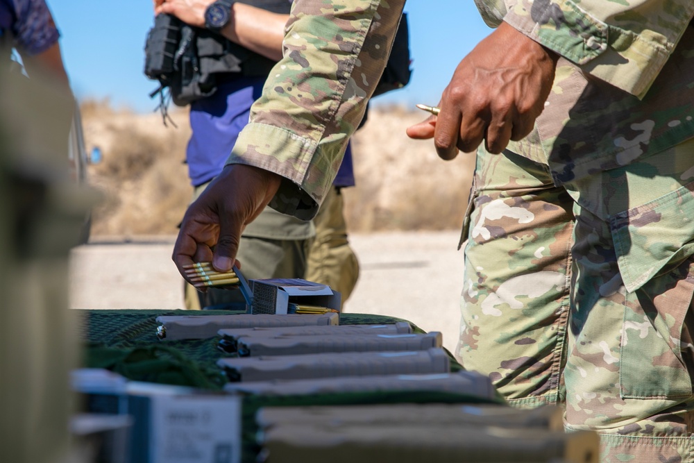 U.S. Army Special Forces Soldiers work with Spanish Special Forces and local Law Enforcement