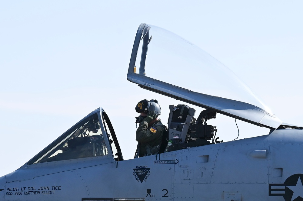 A-10 Pilots Continue CAS Sorties in Defender Europe 23