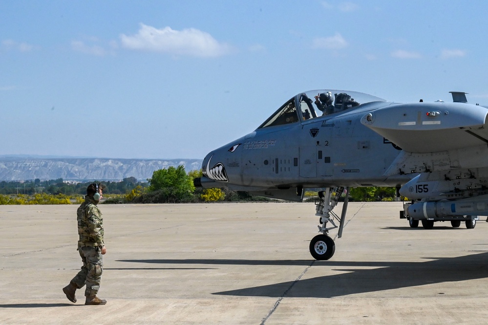 A-10 Pilots Continue CAS Sorties in Defender Europe 23