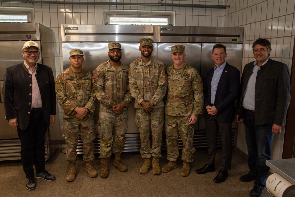 7th Army Training Command hosts environmental tour for Bavarian officials.