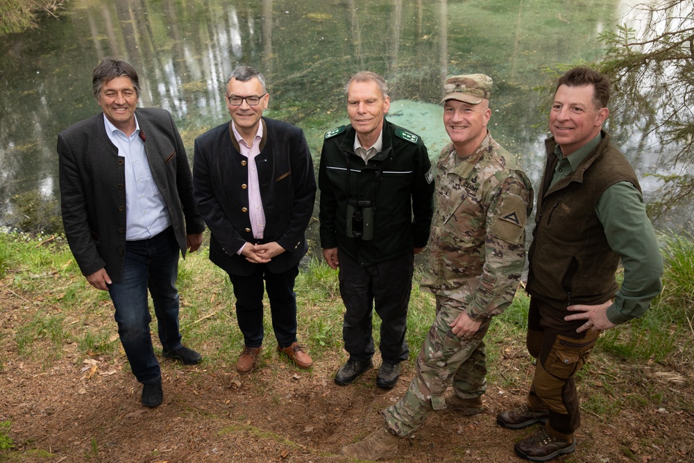 7th Army Training Command hosts environmental tour for Bavarian officials.