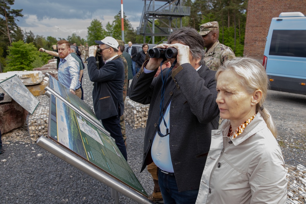 7th Army Training Command hosts environmental tour for Bavarian officials.