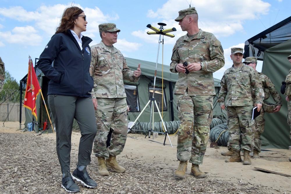 Michigan Governor visits National Guard troops, affirms partnership in Latvia