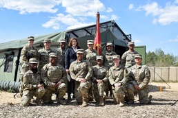 Michigan Governor visits National Guard troops, affirms partnership in Latvia