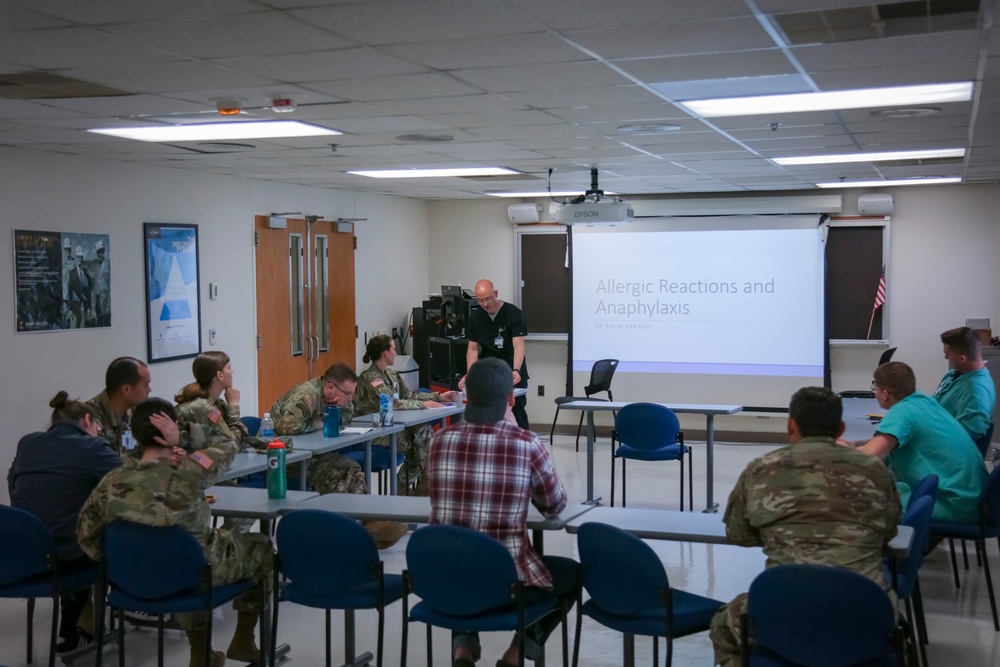 BACH IPAP Soldiers Conduct Allergic Reaction and Anaphylaxis Training