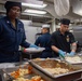 USS Ronald Reagan (CVN 76) Sailors Prepare Dinner