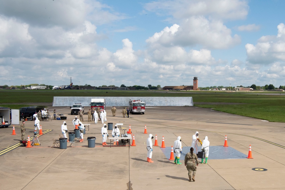 WC-135 Constant Phoenix Aircraft Radiological Recovery Plan training