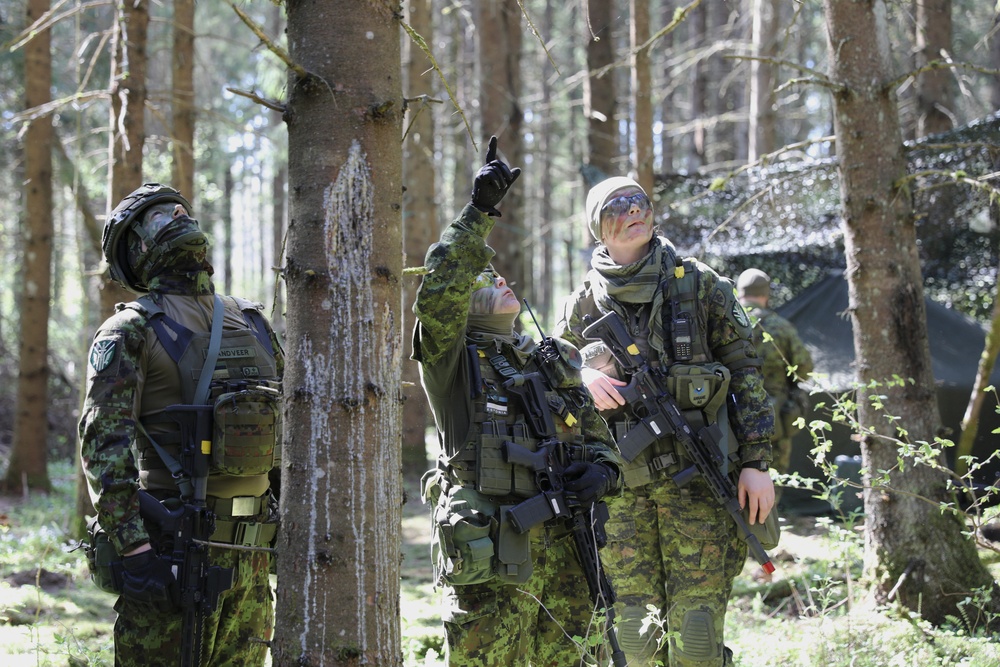 Estonian Defence League Soldiers participate in Swift Response 23