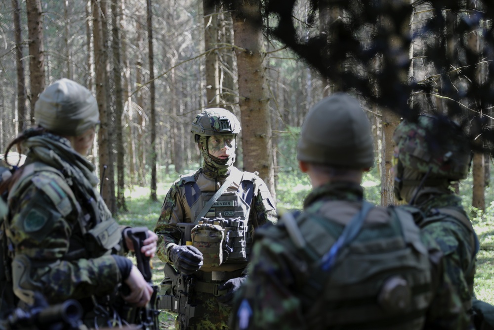 Estonian Defence League Soldiers participate in Swift Response 23
