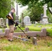 Airmen clean-up local cemetery