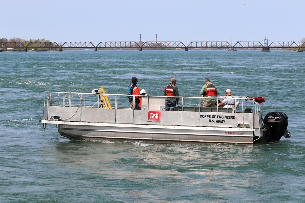 USACE Buffalo District Inspect Novel Fish Passage