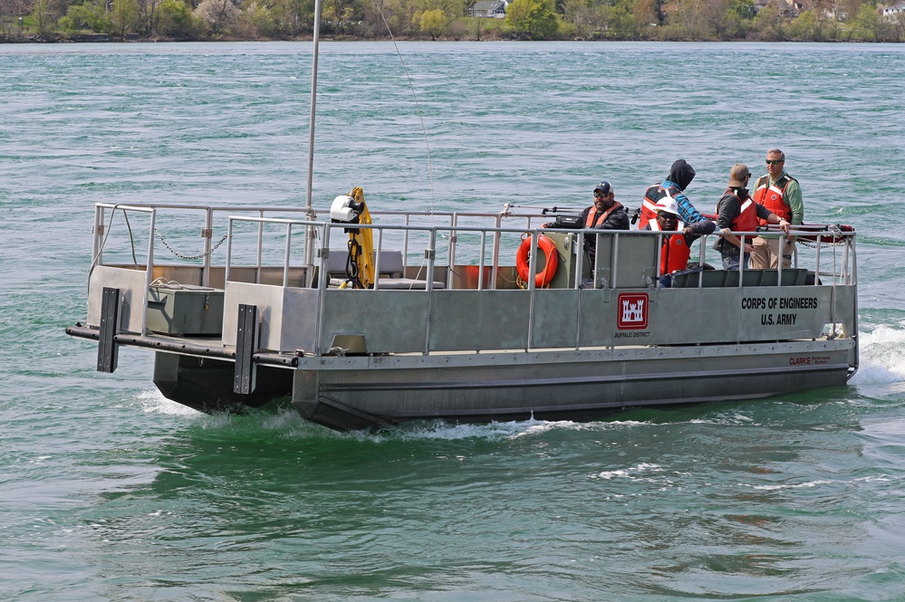USACE Buffalo District Inspect Novel Fish Passage