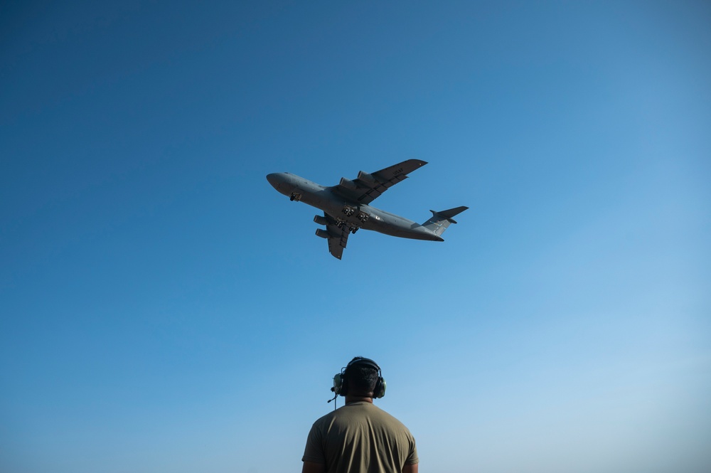 KC-135 Stratotanker crew conduct ACE operations, refuel F-16 Fighting Falcon