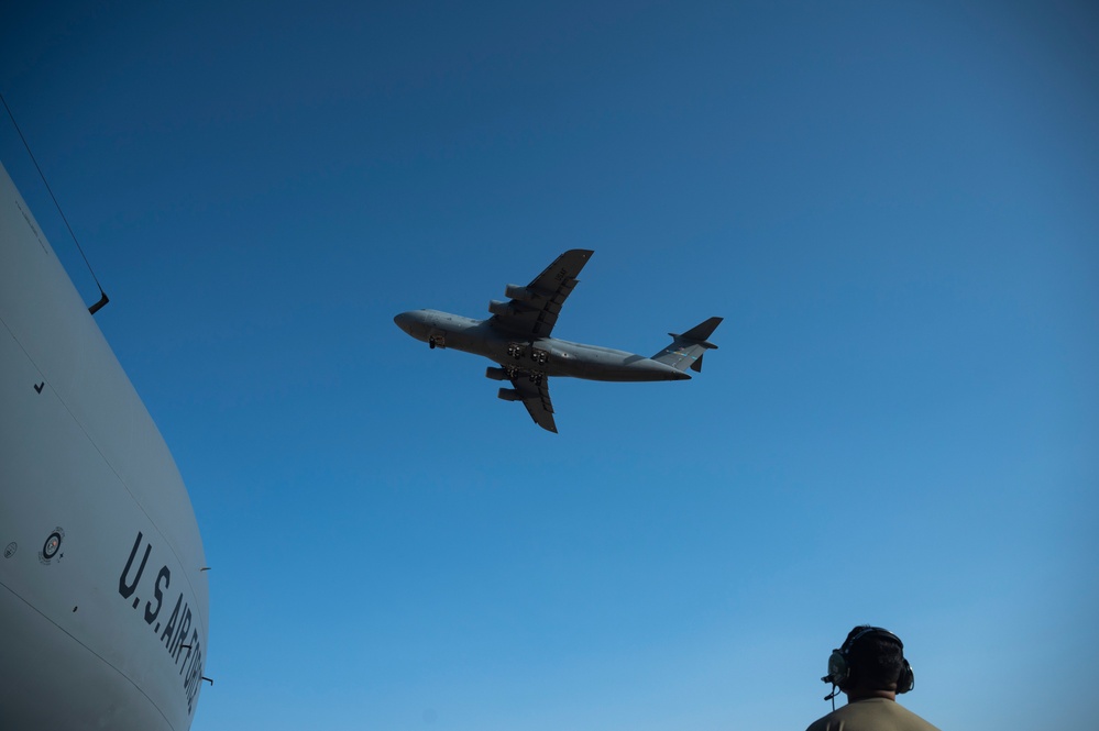 KC-135 Stratotanker crew conduct ACE operations, refuel F-16 Fighting Falcon