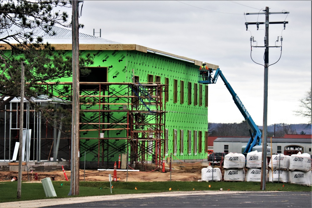 May 2023 construction operations of $11.96 million transient training brigade headquarters at Fort McCoy