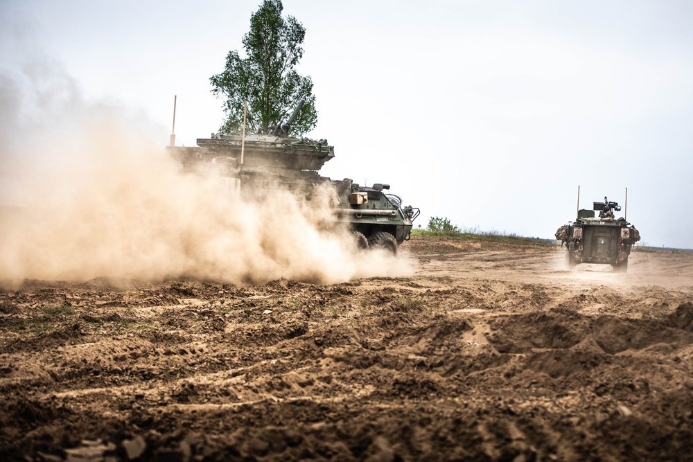 2nd Cavalry Regiment Initiates Griffin Shock 23 with a Live Fire Exercise