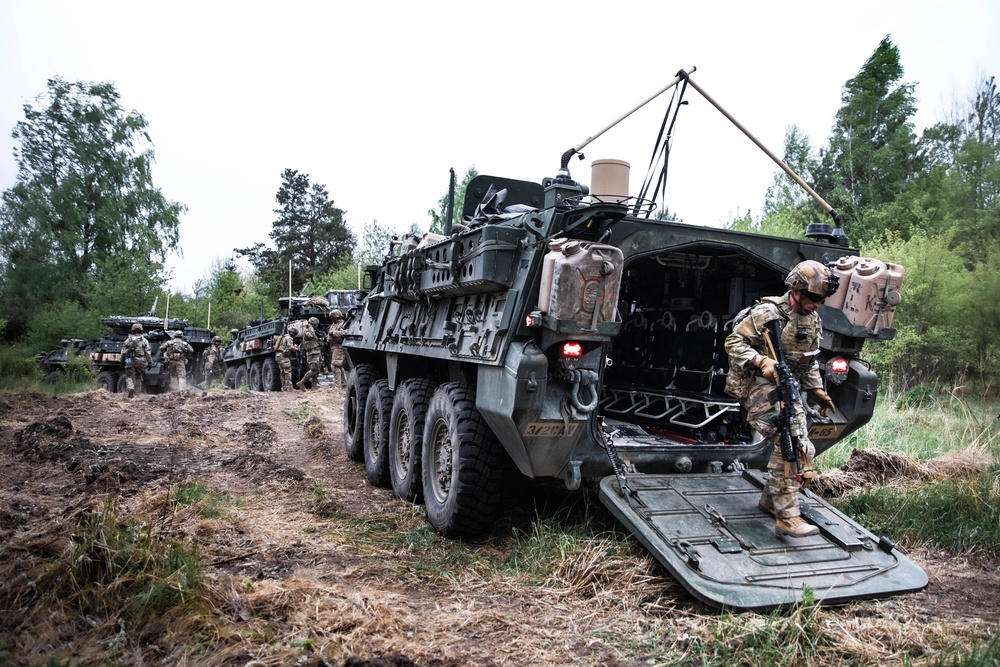 2nd Cavalry Regiment Initiates Griffin Shock 23 with a Live Fire Exercise