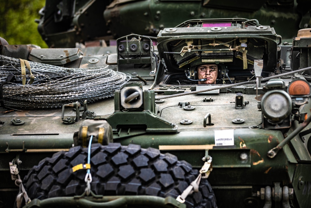 2nd Cavalry Regiment Initiates Griffin Shock 23 with a Live Fire Exercise