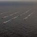USS Oscar Austin (DDG 79) and NATO allies perform a Photo Exercise during Formidable Shield 2023