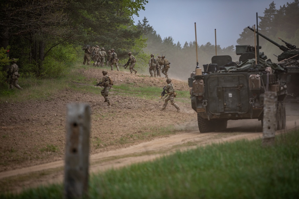 2nd Cavalry Regiment Initiates Griffin Shock 23 with a Live Fire Exercise