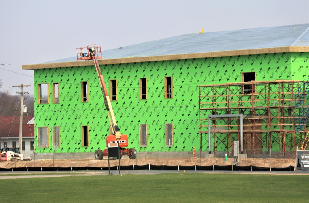 April 2023 construction operations of $11.96 million transient training brigade headquarters at Fort McCoy
