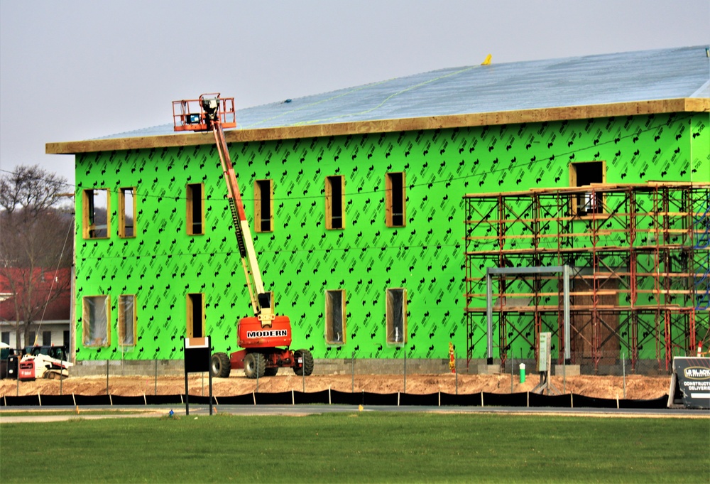 April 2023 construction operations of $11.96 million transient training brigade headquarters at Fort McCoy