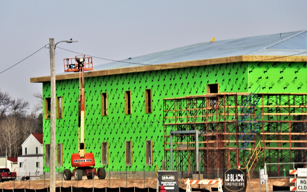 April 2023 construction operations of $11.96 million transient training brigade headquarters at Fort McCoy