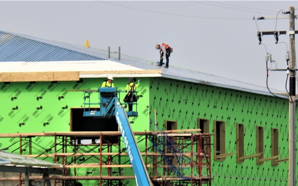 Photo Essay: April 2023 construction operations of $11.96 million transient training brigade headquarters at Fort McCoy, Part X