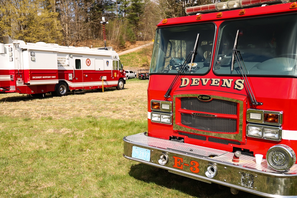 Devens Fire Department hosted an emergency response training held at Devens RFTA.