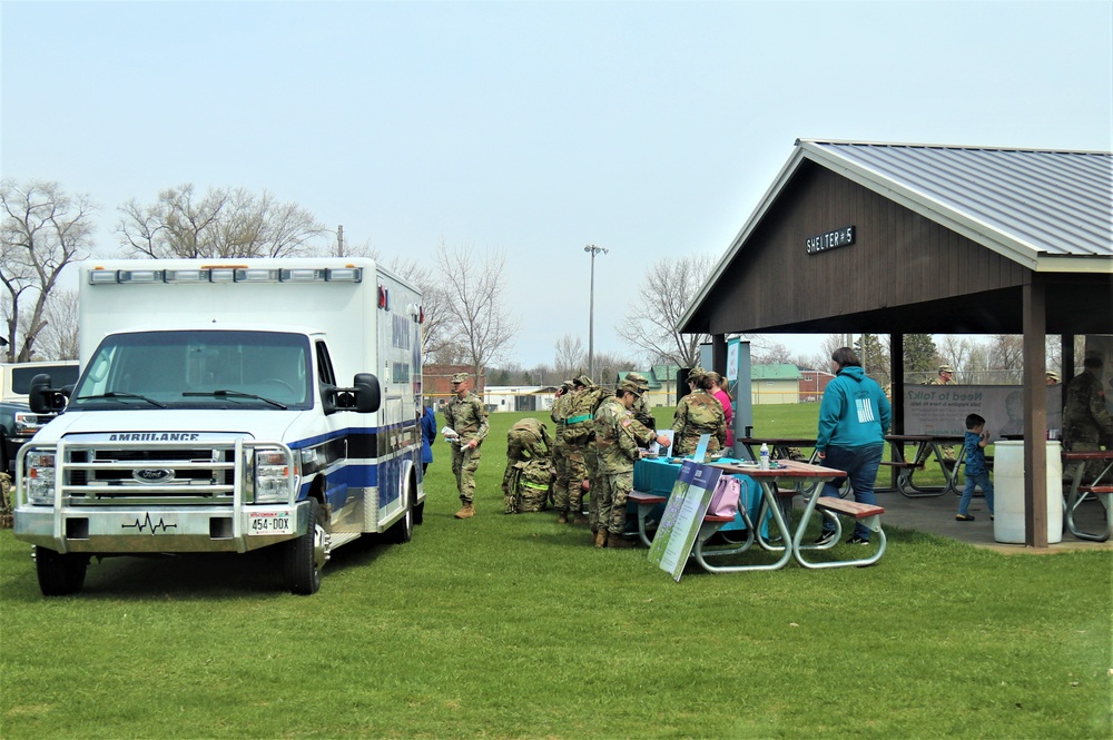 181st MFTB leads Sexual Assault Awareness and Prevention Month march in local community