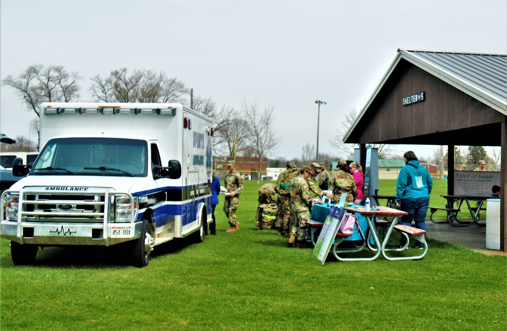 181st MFTB leads Sexual Assault Awareness and Prevention Month march in local community