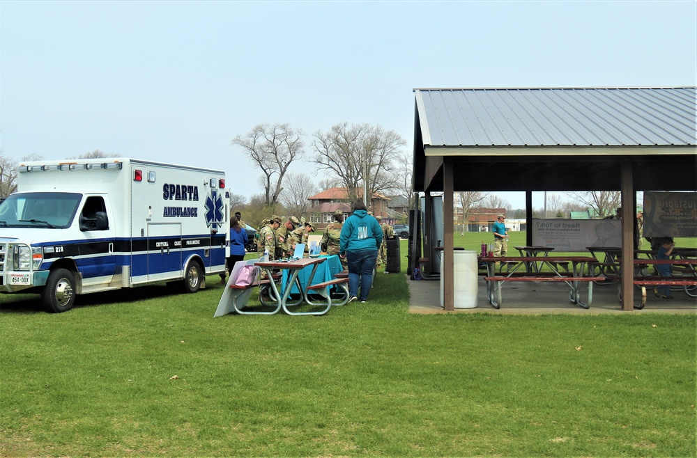 181st MFTB leads Sexual Assault Awareness and Prevention Month march in local community