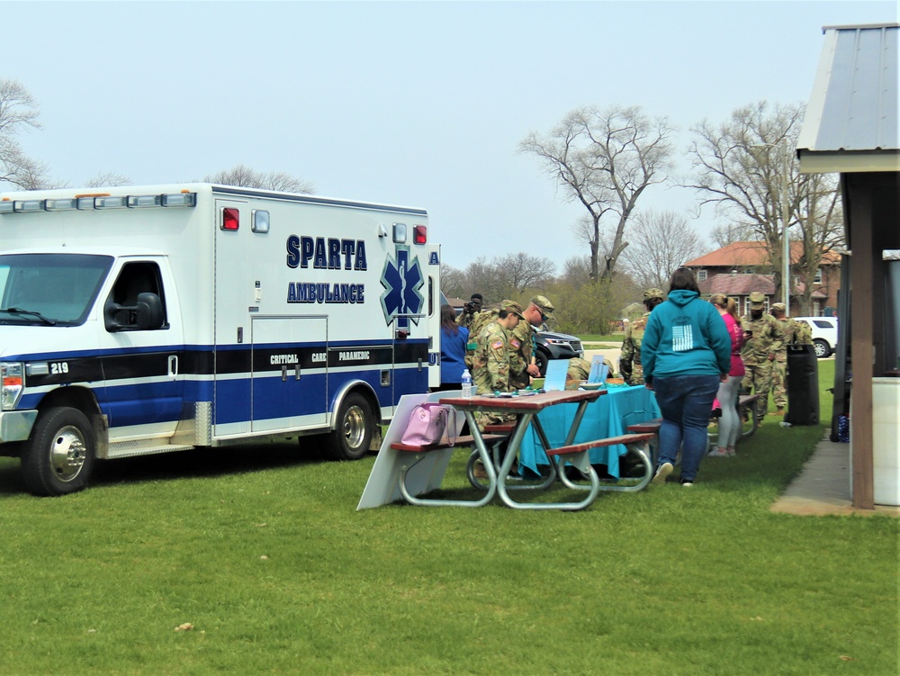 181st MFTB leads Sexual Assault Awareness and Prevention Month march in local community