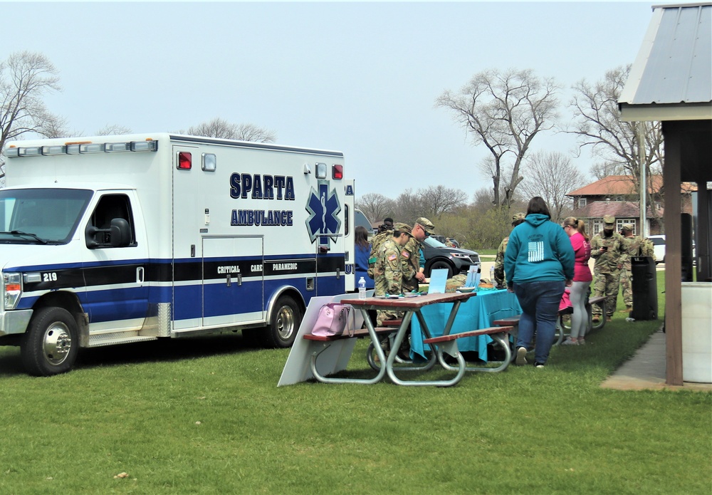 181st MFTB leads Sexual Assault Awareness and Prevention Month march in local community