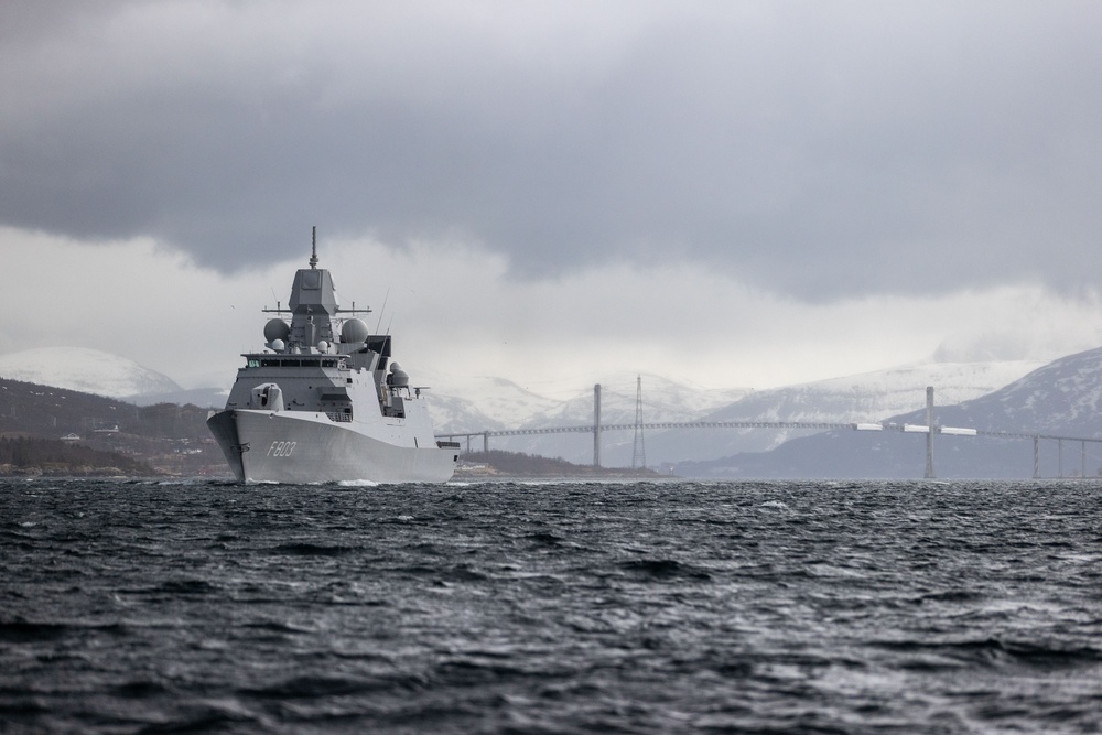 HNLMS Tromp departs Norway for exercise Formidable Shield 2023