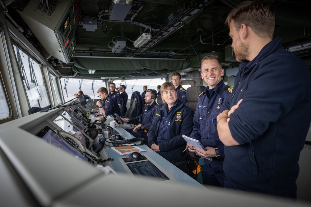 HNLMS Tromp participates in exercise Formidable Shield 2023