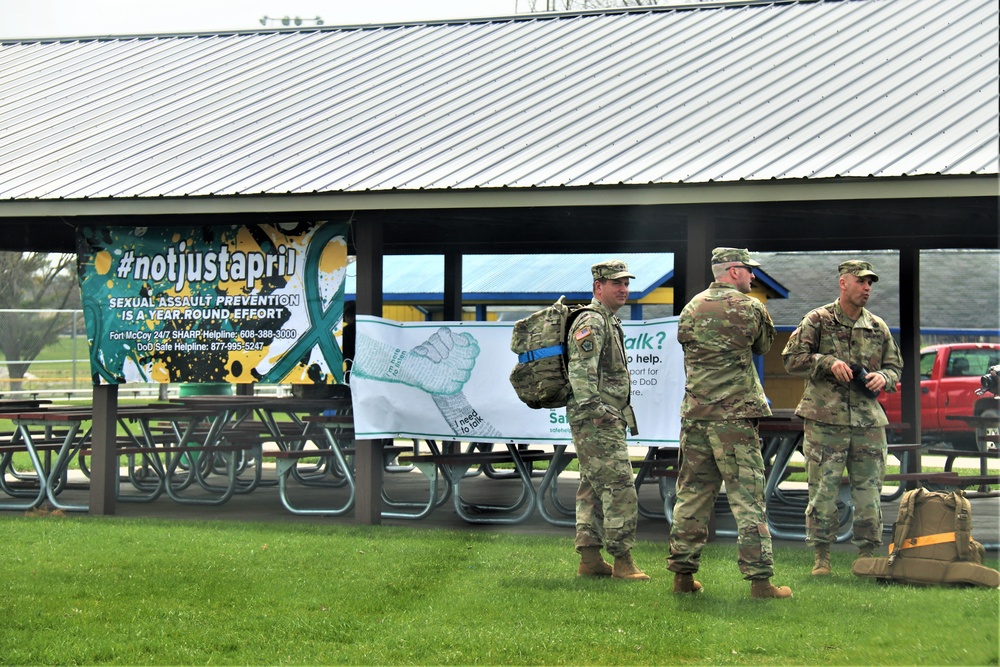 181st MFTB leads Sexual Assault Awareness and Prevention Month march in local community