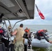 U.S. Coast Guard participates in mass rescue exercise with U.S. Air Force near Pascagoula, Miss.