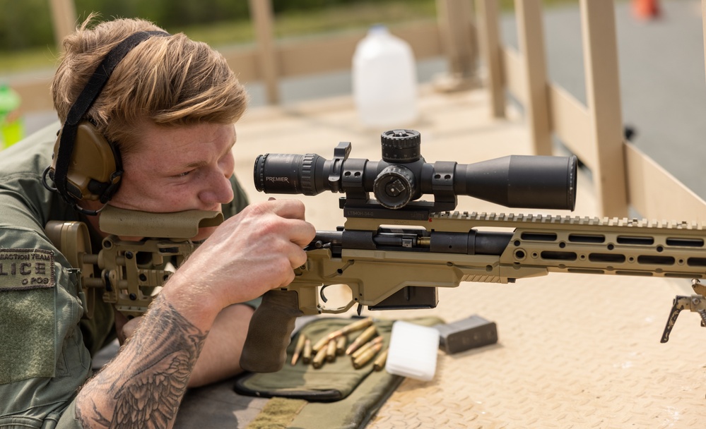 Quantico Special Reaction Team conducts a training event on Range 14-G