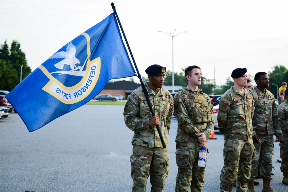 Robins Air Force Base, community members celebrate National Police Week with memorial ruck