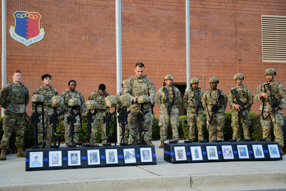 Robins Air Force Base, community members celebrate National Police Week with memorial ruck