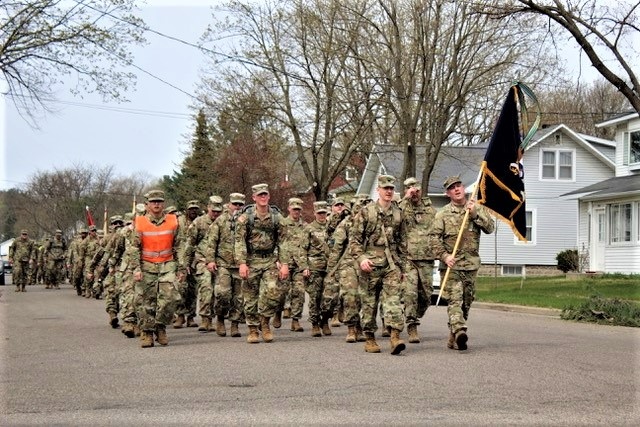 181st MFTB leads Sexual Assault Awareness and Prevention Month march in local community