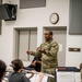 145th Army Band host band clinic for Cimarron Middle School