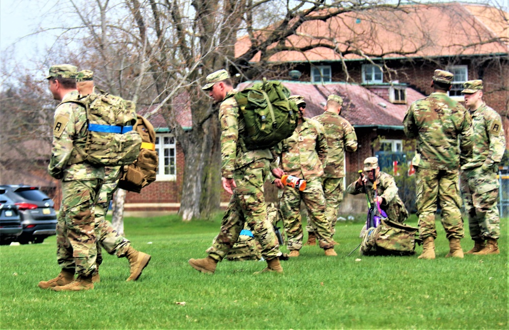 181st MFTB leads Sexual Assault Awareness and Prevention Month march in local community