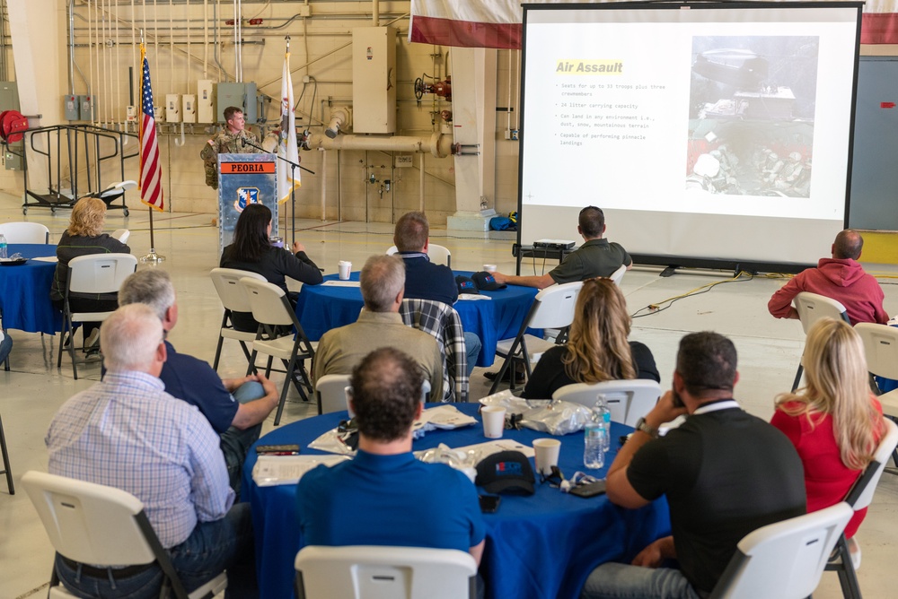 182nd Airlift Wing hosts ESGR &quot;Breakfast with the Boss&quot; Boss Lift May 11, 2023