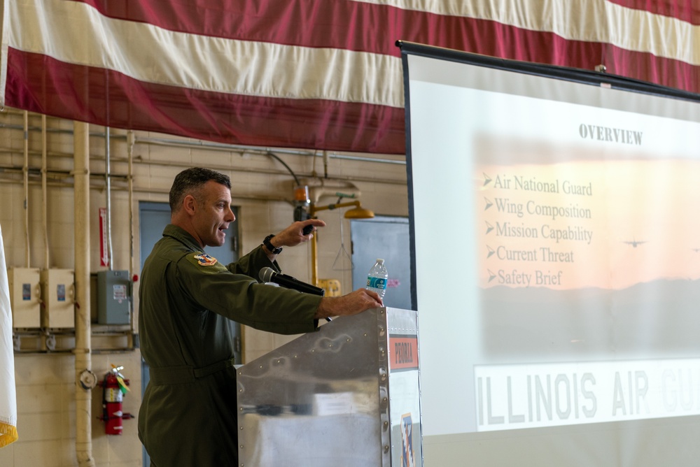 182nd Airlift Wing hosts ESGR &quot;Breakfast with the Boss&quot; Boss Lift May 11, 2023